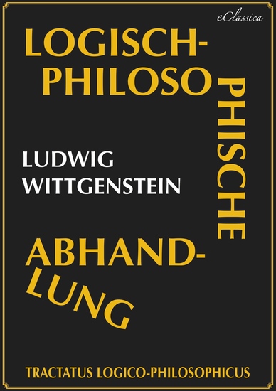 Tractatus logico-philosophicus (Logisch-philosophische Abhandlung) - cover