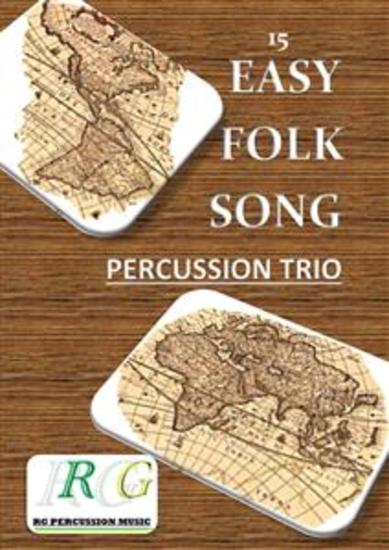 15 Easy Folk Music trio - ensemble percussion Trio - cover