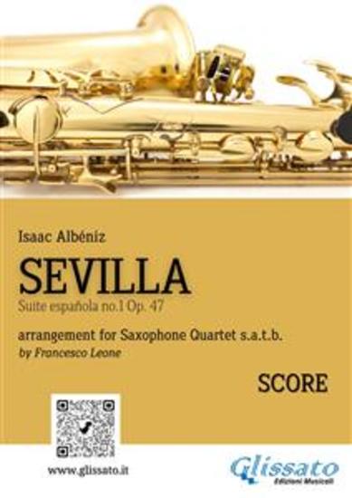 Sevilla - Saxophone Quartet (score) - Suite española no1 Op 47 - cover
