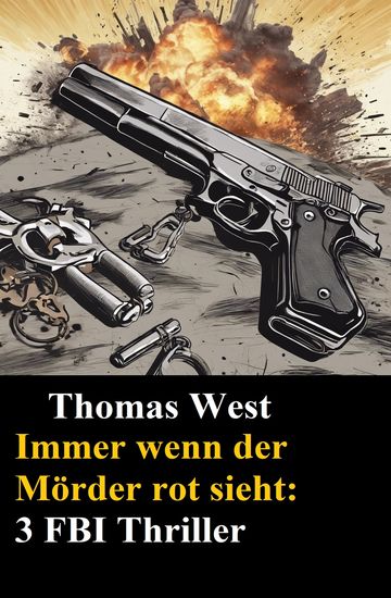 Immer wenn der Mörder rot sieht: 3 FBI Thriller - cover