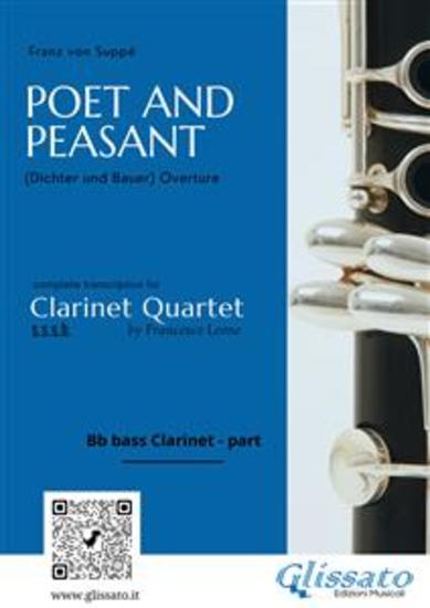 (Bb Bass Clarinet part) Poet and Peasant overture for Clarinet Quartet - Dichter und Bauer - cover