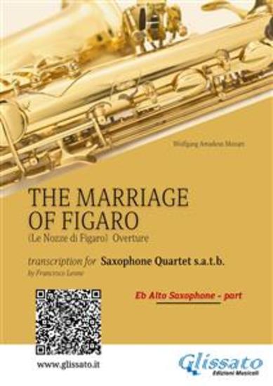 Eb Alto part "The Marriage of Figaro" - Sax Quartet - intermediate level - cover