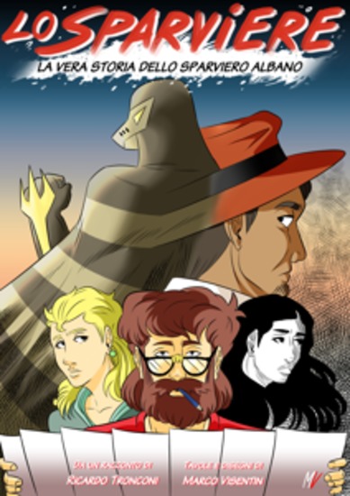 Lo Sparviere - fumetto a colori e racconto - cover