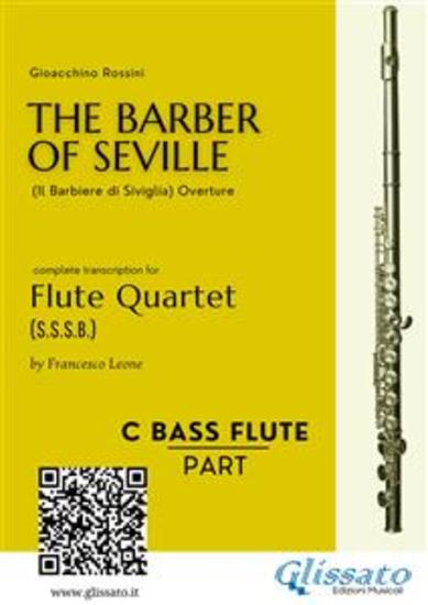 bass Flute: The Barber of Seville for Flute Quartet - intermediate advanced - cover
