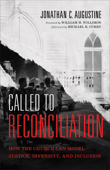 Called to Reconciliation - How the Church Can Model Justice Diversity and Inclusion - cover