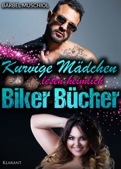 Kurvige Mädchen lesen heimlich Biker Bücher - cover
