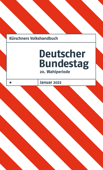 Kürschners Volkshandbuch Deutscher Bundestag - 20 Wahlperiode - cover