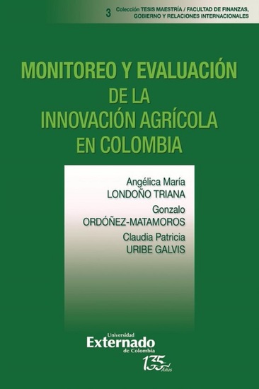Monitoreo y evaluación de la innovación agrícola en Colombia - cover