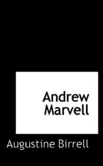 Andrew Marvell - cover