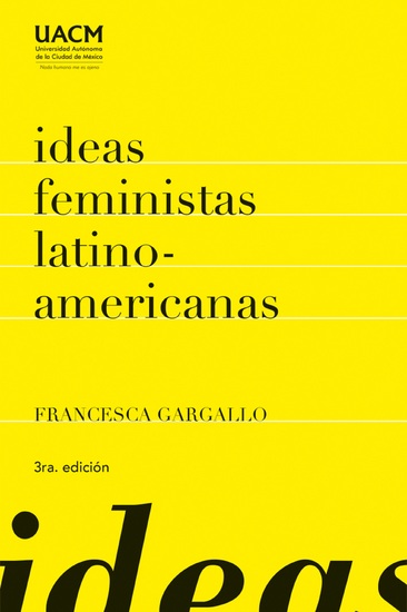 Ideas feministas latinoamericanas - cover