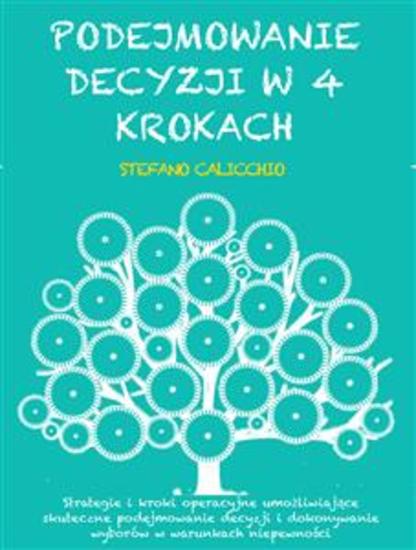 Podejmowanie decyzji w 4 krokach - Strategie i kroki operacyjne umożliwiające skuteczne podejmowanie decyzji i dokonywanie wyborów w warunkach niepewności - cover
