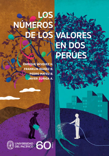 Los números de los valores en dos Perúes - cover