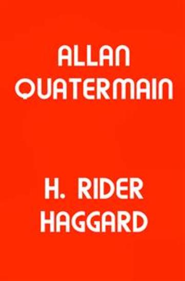 Allan Quatermain - cover