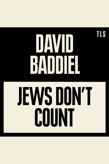 Jews Don’t Count - cover