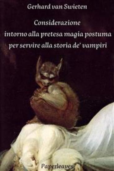Considerazione intorno alla pretesa magia postuma per servire alla storia de' vampiri - cover