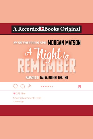 A Night to Remember - cover