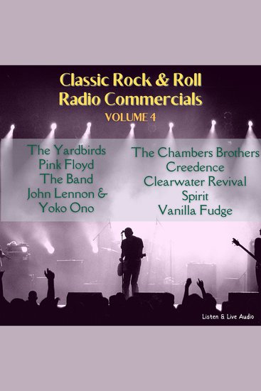 Classic Rock & Rock Radio Commercials - Volume 4 - cover