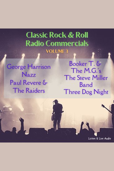 Classic Rock & Rock Radio Commercials - Volume 3 - cover
