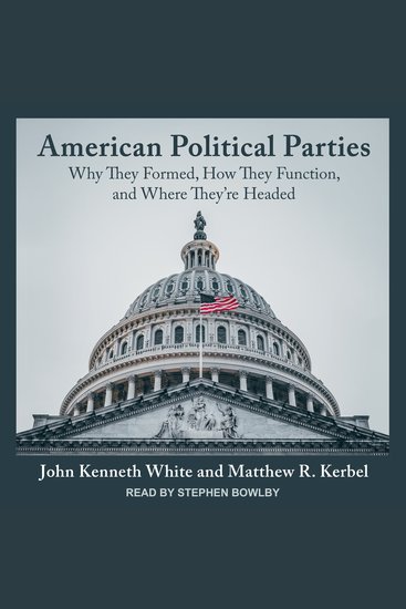 American Political Parties - Why They Formed How They Function and Where They're Headed - cover