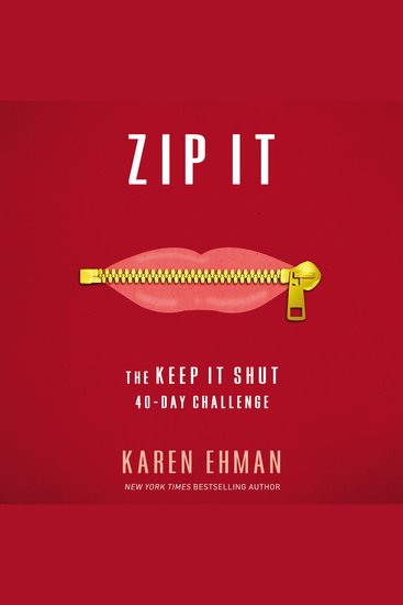 Zip It - The Keep It Shut 40-Day Challenge - cover