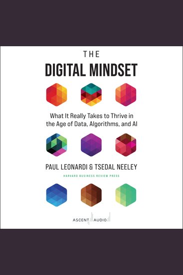 The Digital Mindset - What It Really Takes to Thrive in the Age of Data Algorithms and AI - cover