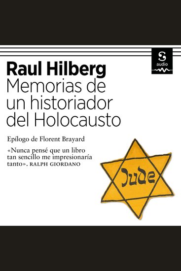 Memorias de un historiador del Holocausto - cover