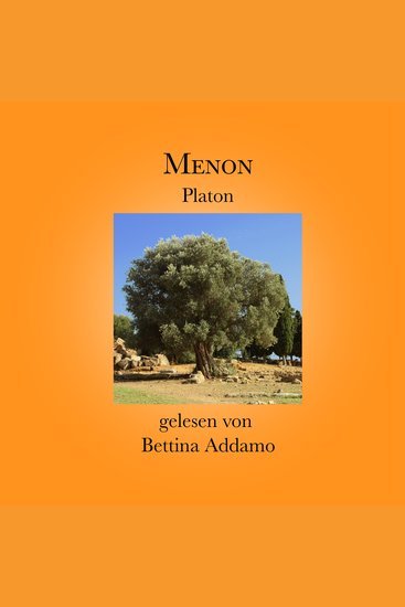 Menon Platon - cover