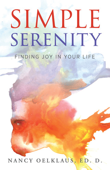 Simple Serenity - Finding Joy in Your Life - cover