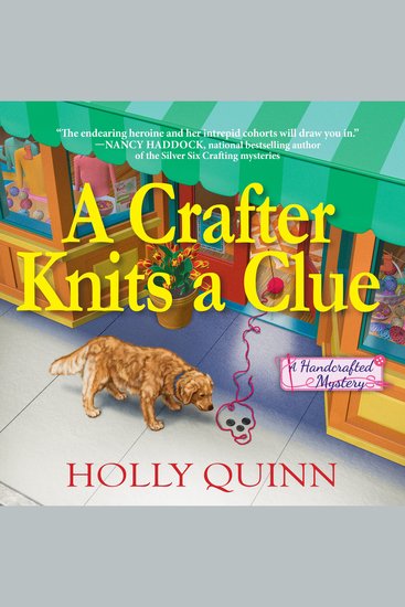A Crafter Knits a Clue - A Handcrafted Mystery - cover