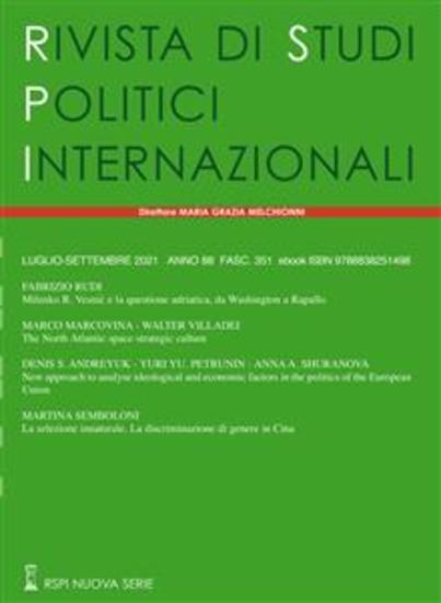 Rivista di Studi Politici Internazionali - Anno 88 Fasc 351 - cover