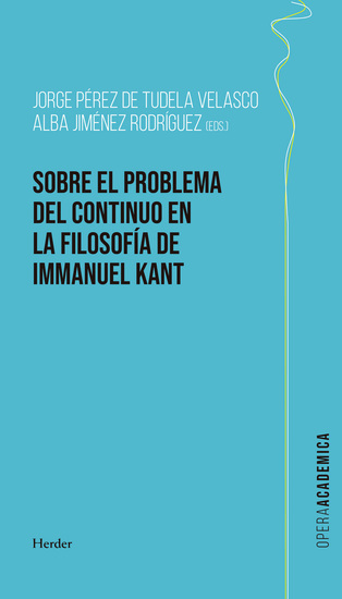 Sobre el problema del continuo en la filosofía de Kant - cover