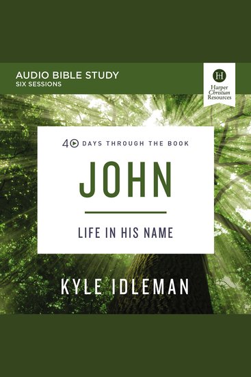 John: Audio Bible Studies - Life in His Name - cover