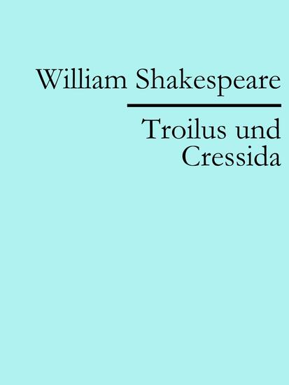 Troilus und Cressida - cover