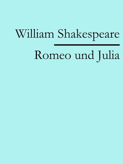 Romeo und Julia - cover