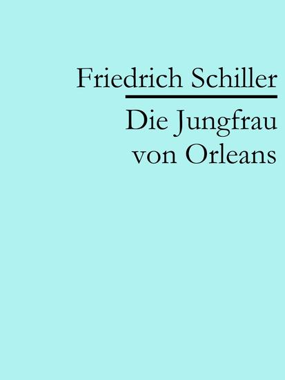 Die Jungfrau von Orleans - cover