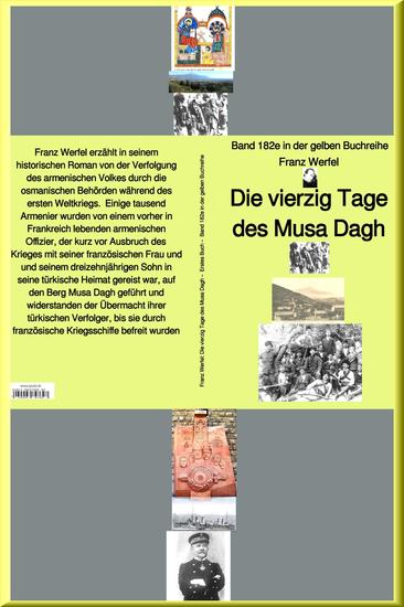 Franz Werfel: Die vierzig Tage des Musa Dagh – Band 182e in der gelben Buchreihe – bei Jürgen Ruszkowski - Band 182e in der gelben Buchreihe - cover