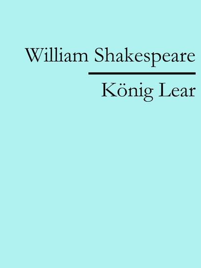König Lear - cover