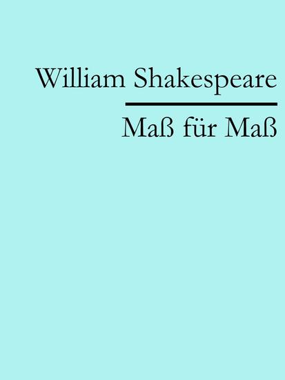 Maß für Maß - cover