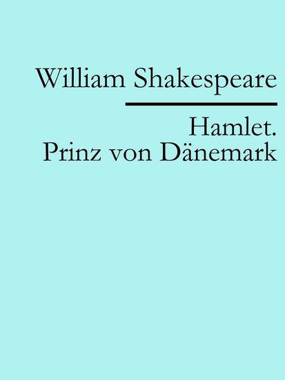 Hamlet Prinz von Dänemark - cover