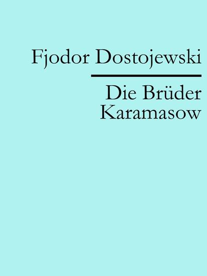 Die Brüder Karamasow - cover