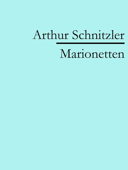 Marionetten - cover