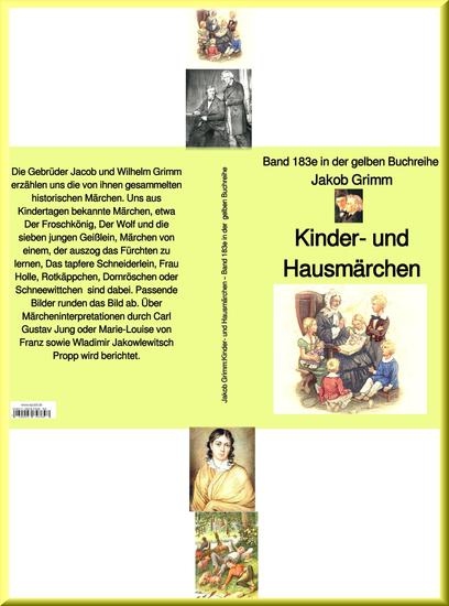 Gebrüder Grimm: Kinder- und Haus-Märchen – Band 183e in der gelben Buchreihe – bei Jürgen Ruszkowski - Band 183e in der gelben Buchreihe - cover