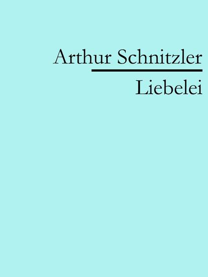 Liebelei - cover