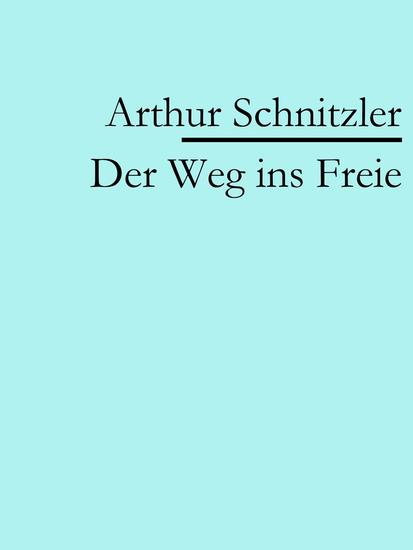 Der Weg ins Freie - cover