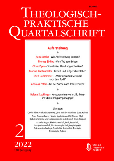 Auferstehung - Theologisch-praktische Quartalschrift 2 2022 - cover
