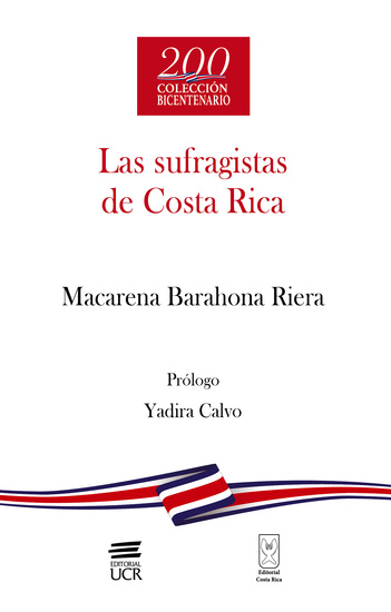 Las sufragistas de Costa Rica - cover
