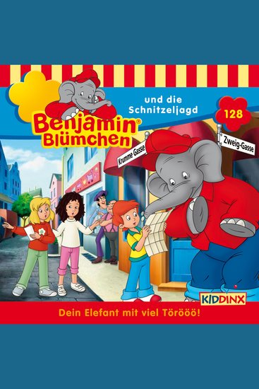 Benjamin Blümchen Folge 128: Benjamin und die Schnitzeljagd - cover