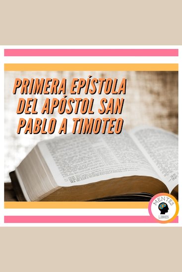 Primera epístola del apóstol san pablo a timoteo - cover