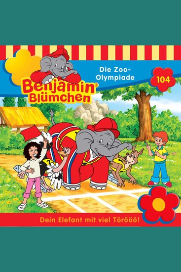 Benjamin Blümchen Folge 104: Die Zoo-Olympiade - cover