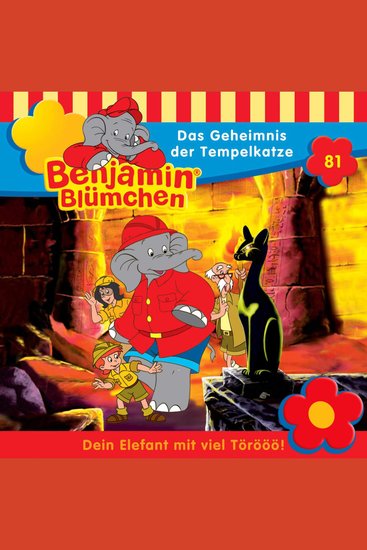 Benjamin Blümchen Folge 81: Das Geheimnis der Tempelkatze - cover